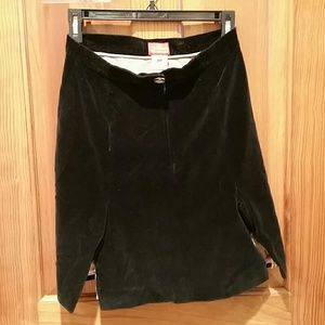 Vivienne Westwood vintage black velvet miniskirt